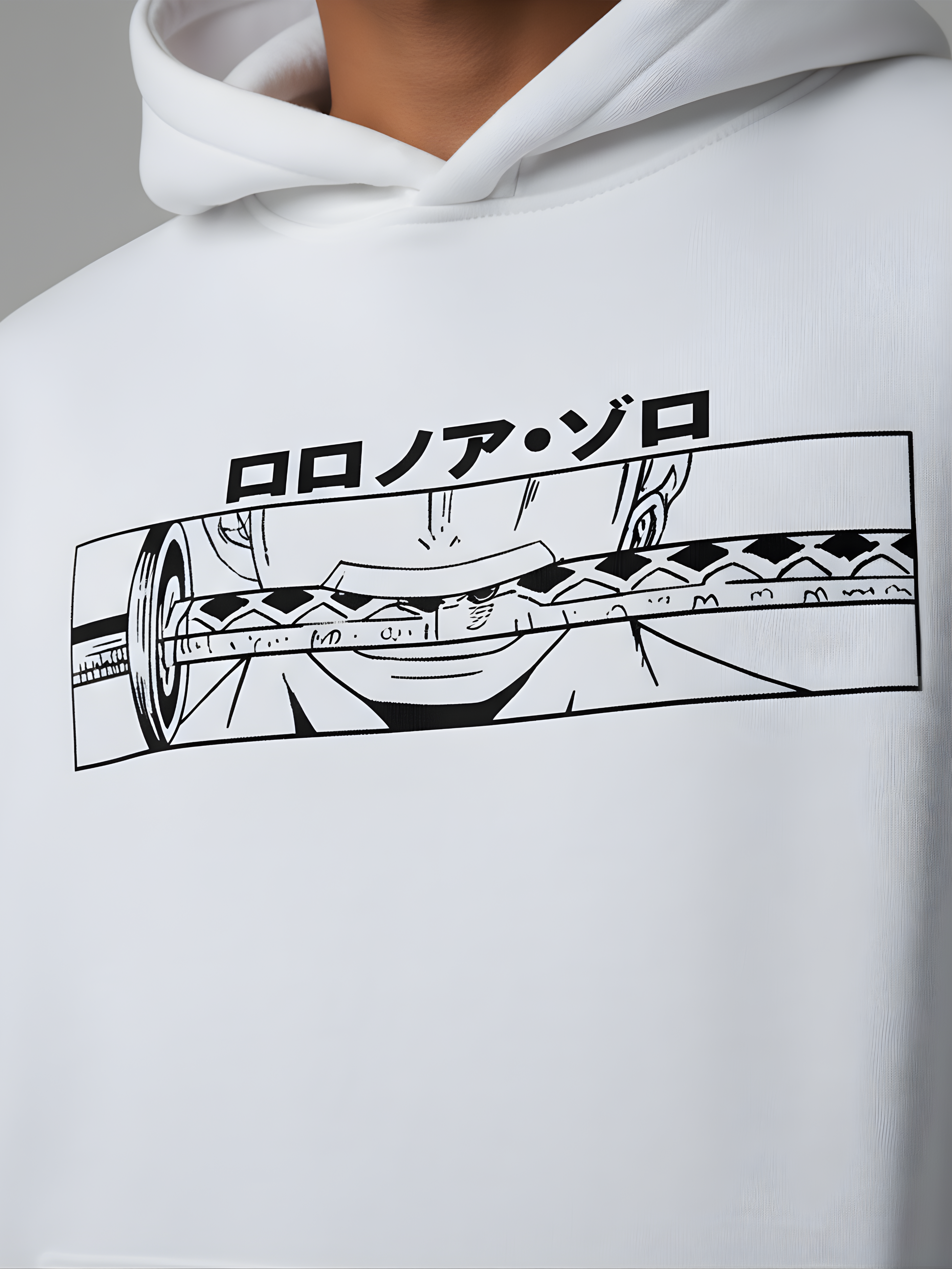 Zoro Oversized Hoodie – Three-Sword Resolute