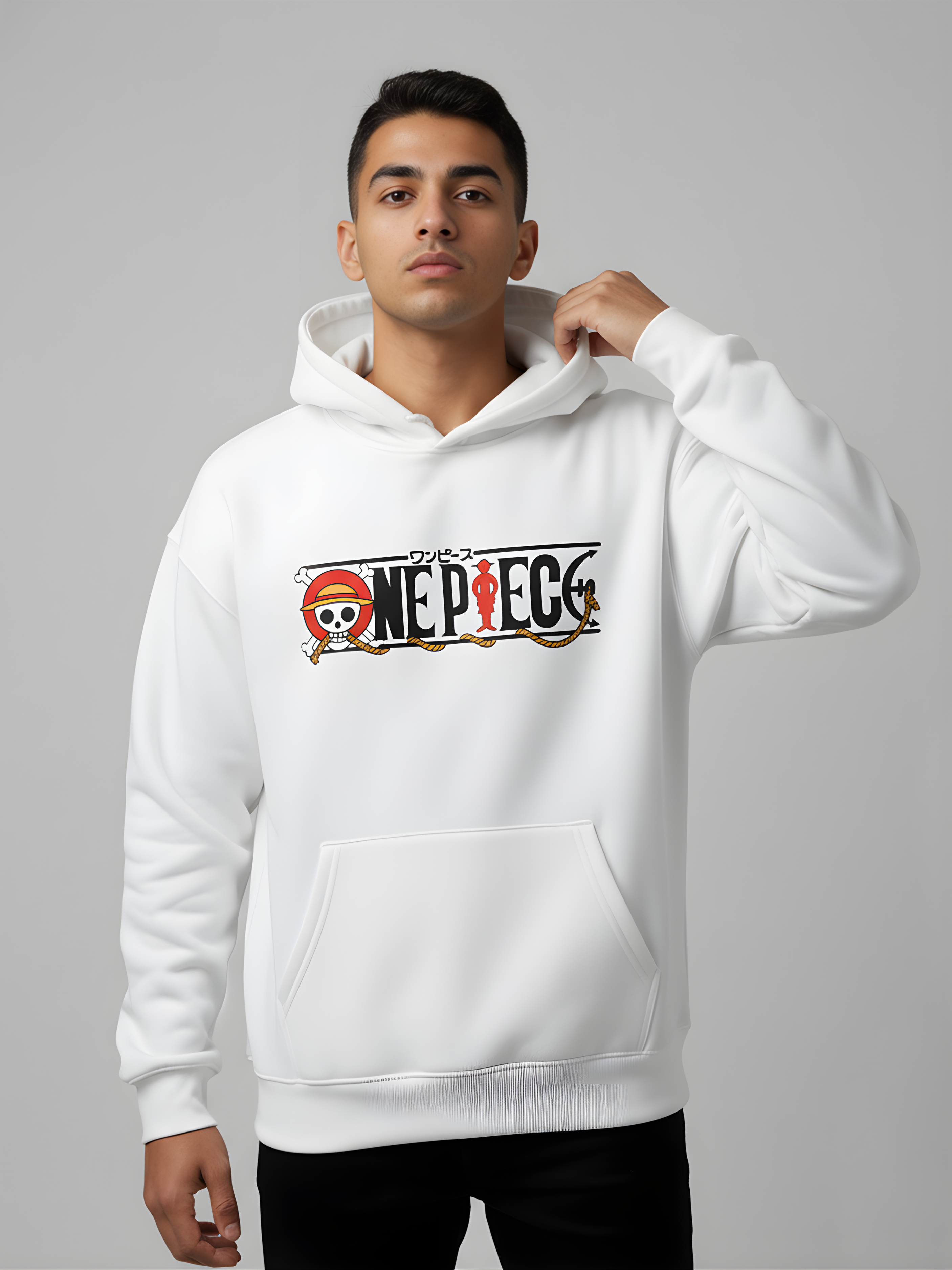 One Piece Oversized Hoodie – Pirate King’s Bold Journey