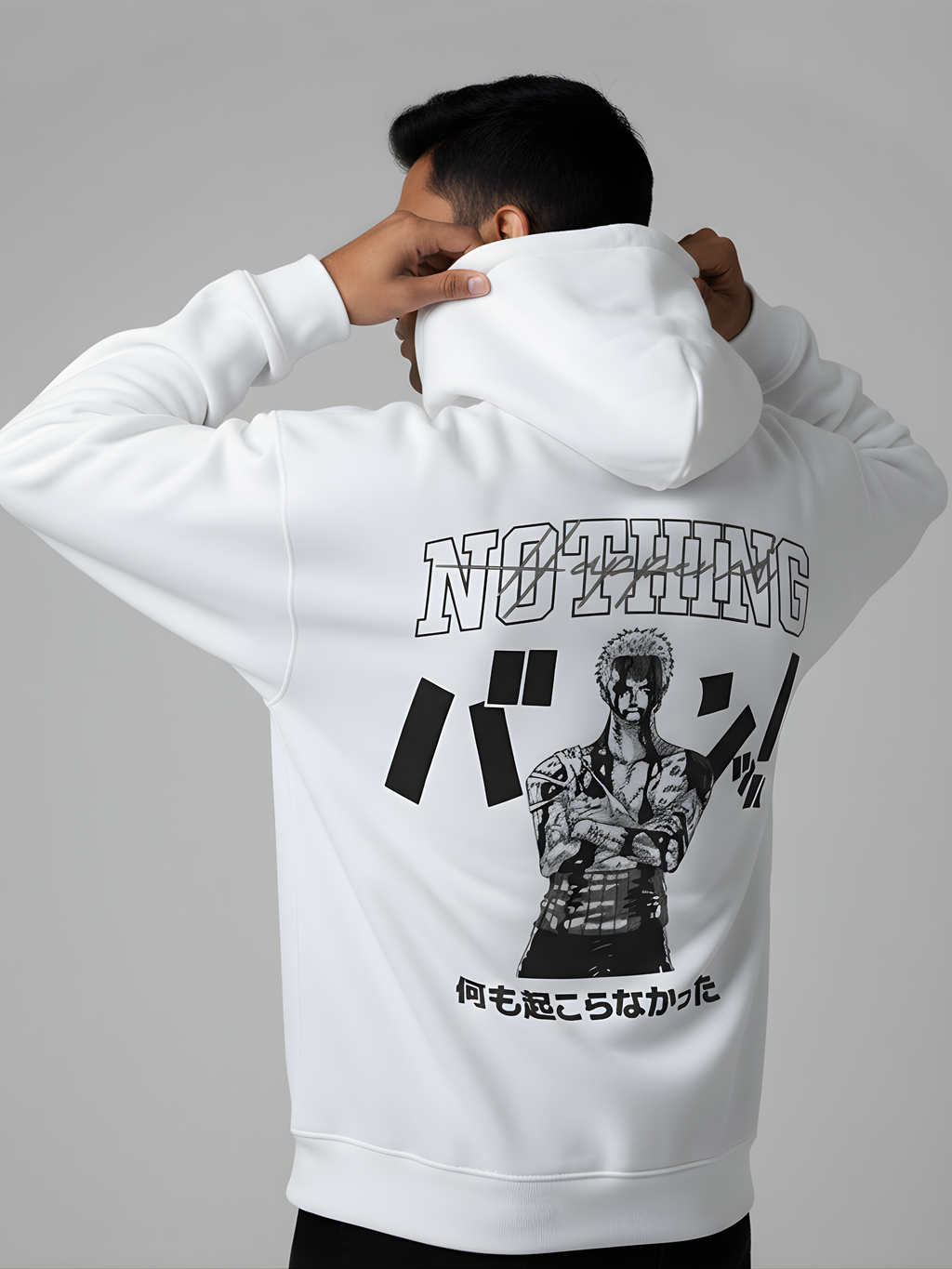 Zoro Oversized Hoodie – Three-Sword Resolute