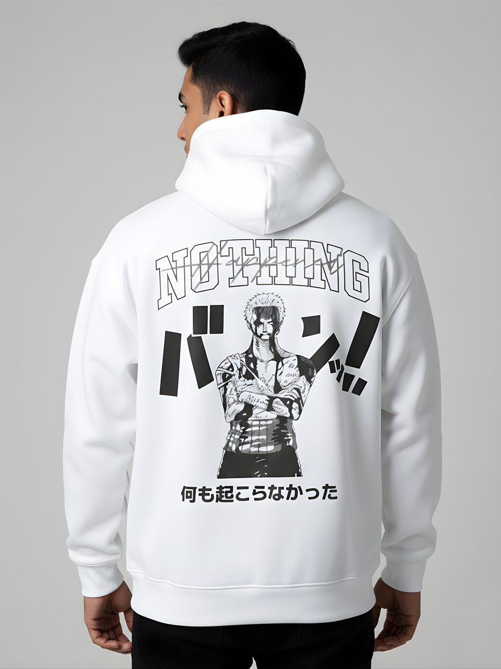 Zoro Oversized Hoodie – Three-Sword Resolute