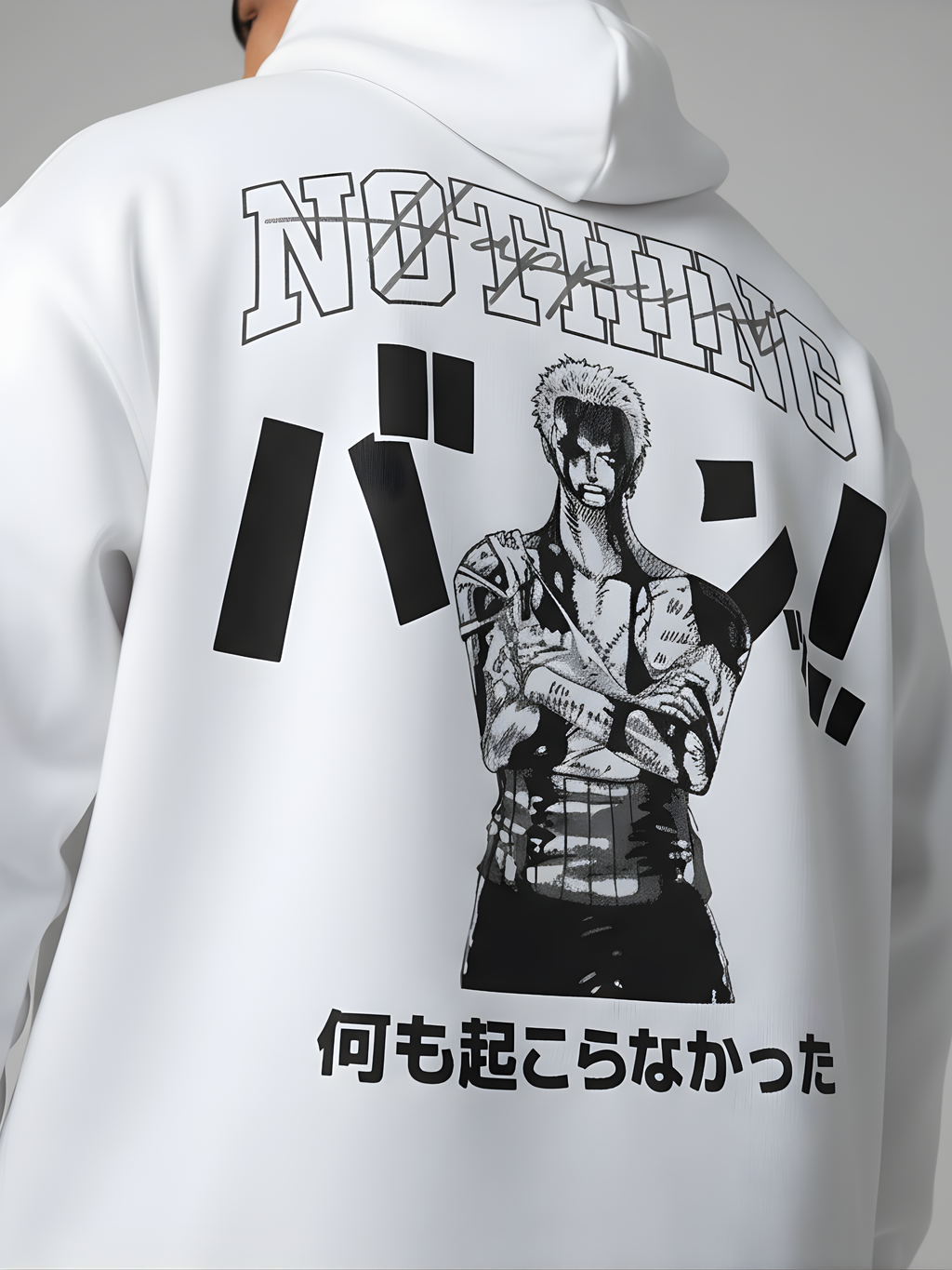Zoro Oversized Hoodie – Three-Sword Resolute