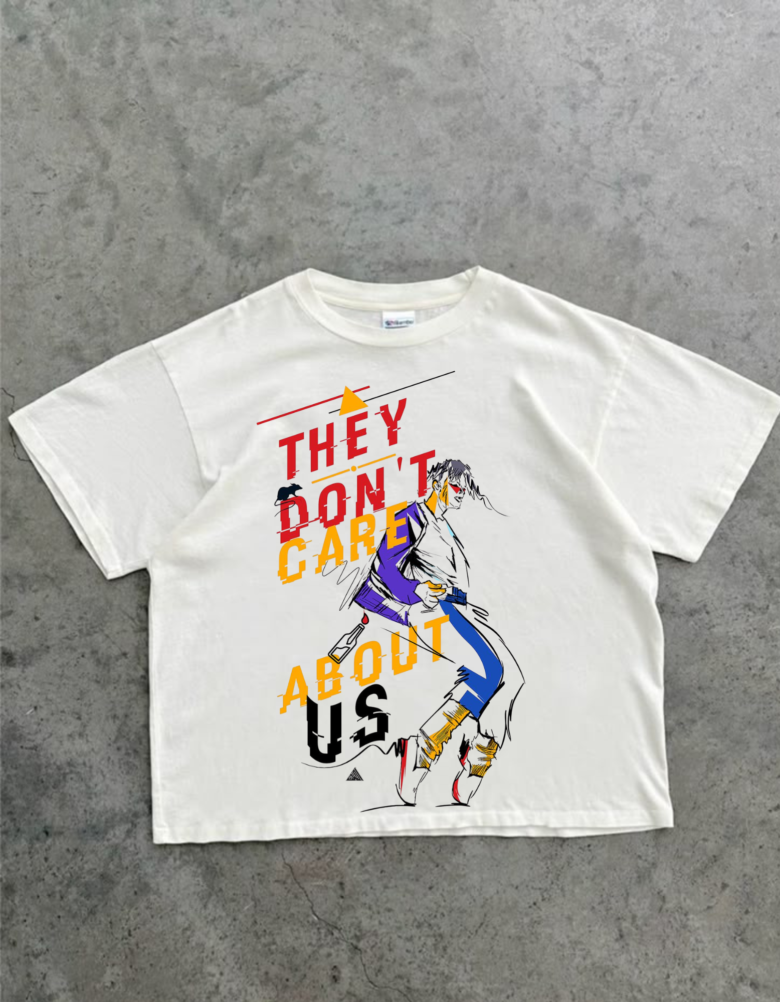 They don't care about us Oversized T-Shirt