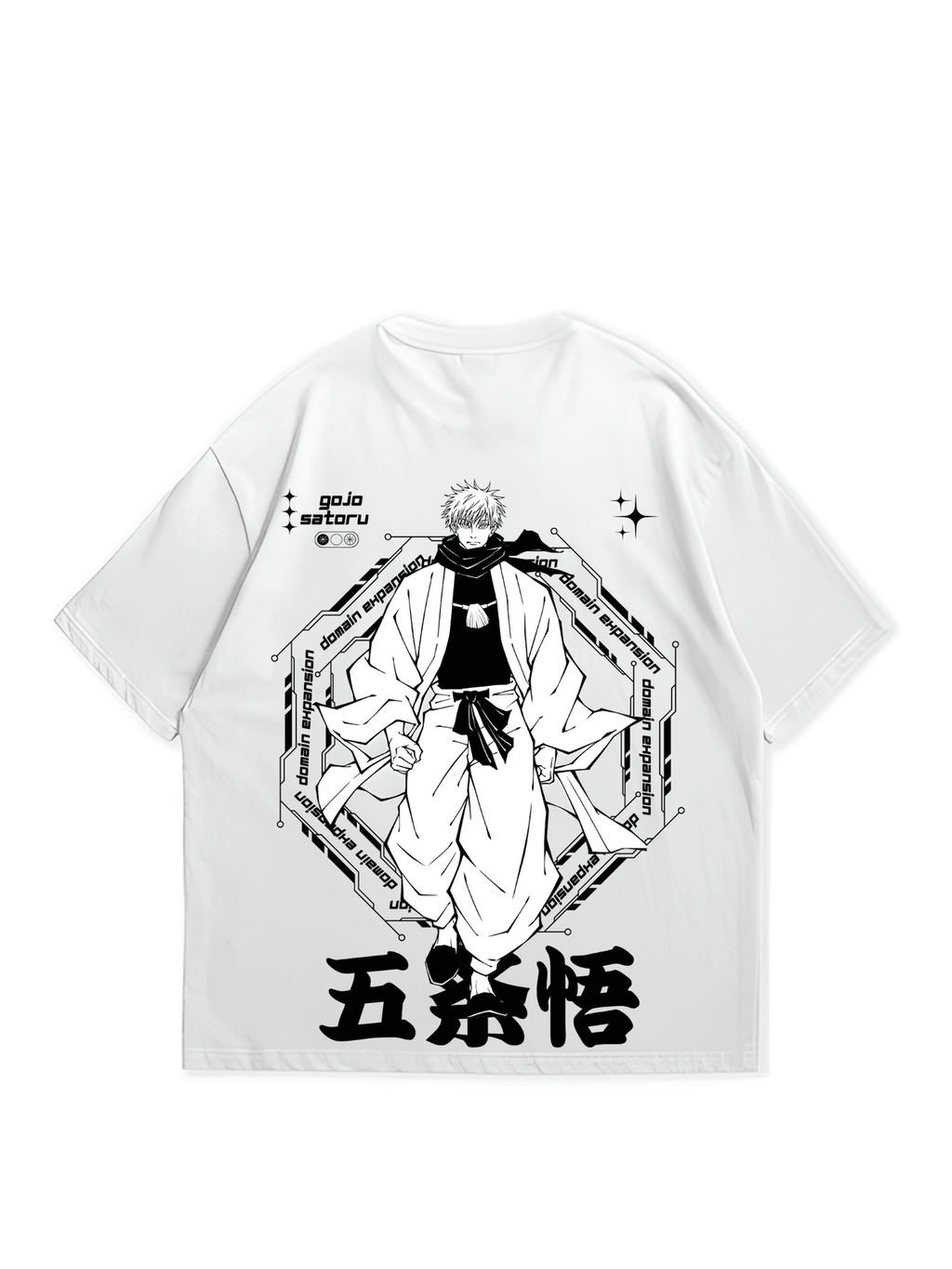 Satoru Gojo Oversized T-Shirt [FREE Wall Poster] - Zenn Z