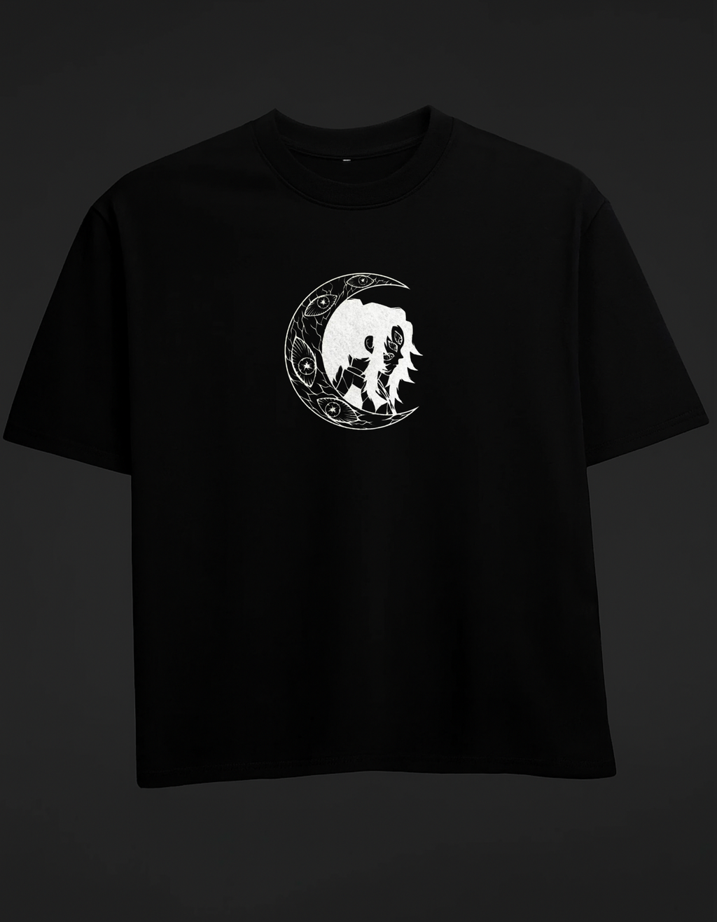 Kokushibo Oversized Tee – Face the Eclipse Within