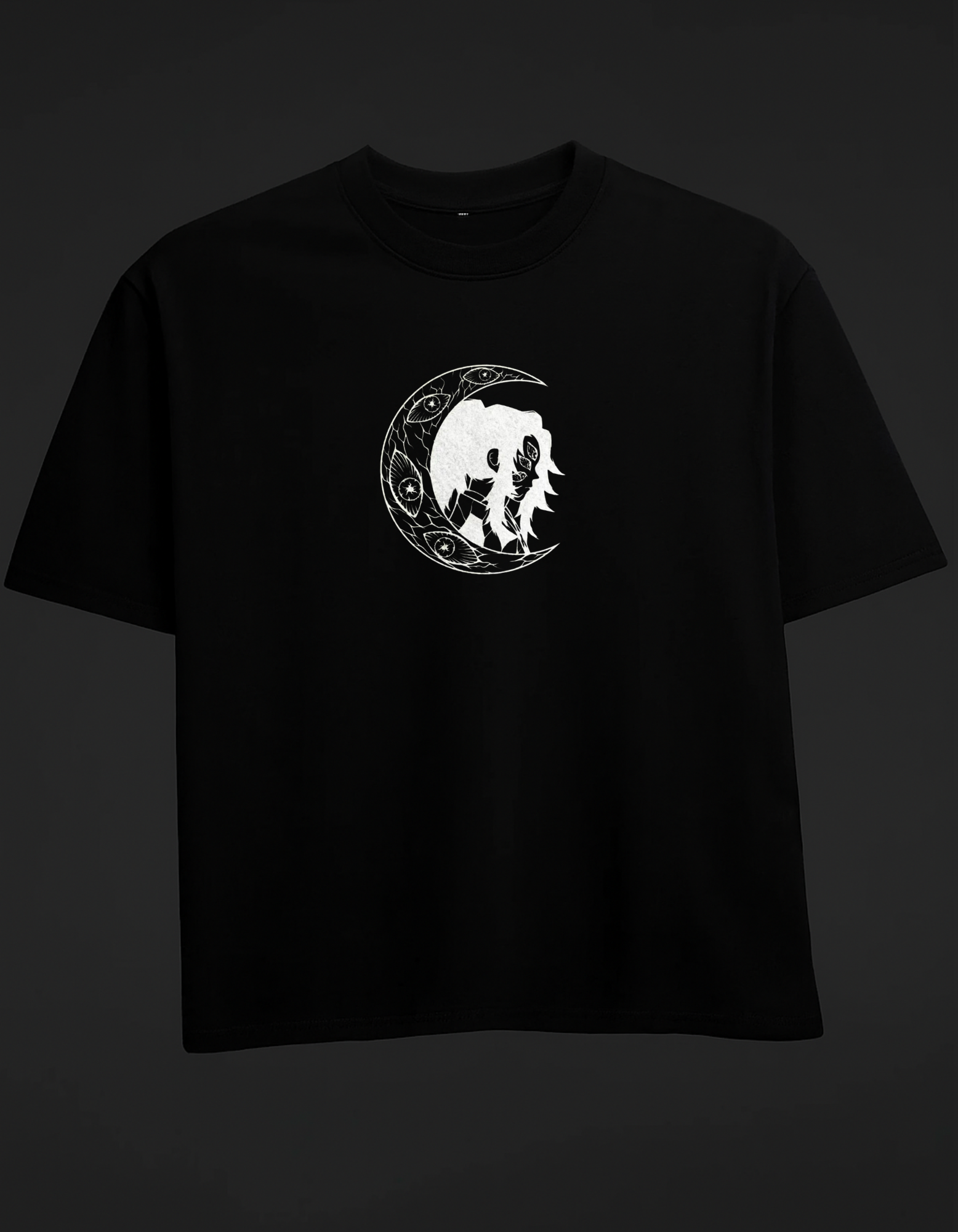 Kokushibo Oversized Tee – Face the Eclipse Within