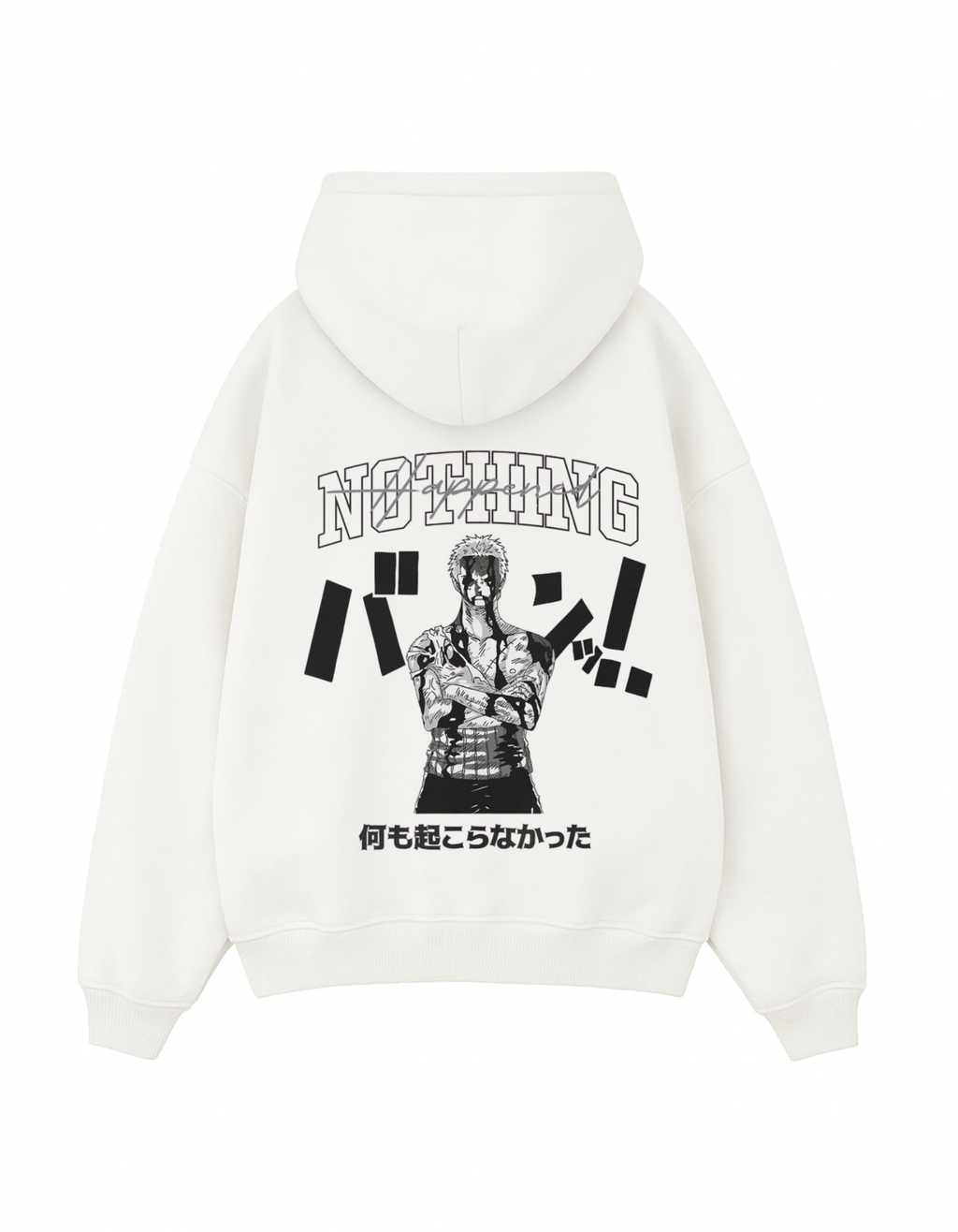 Zoro Oversized Hoodie – Three-Sword Resolute