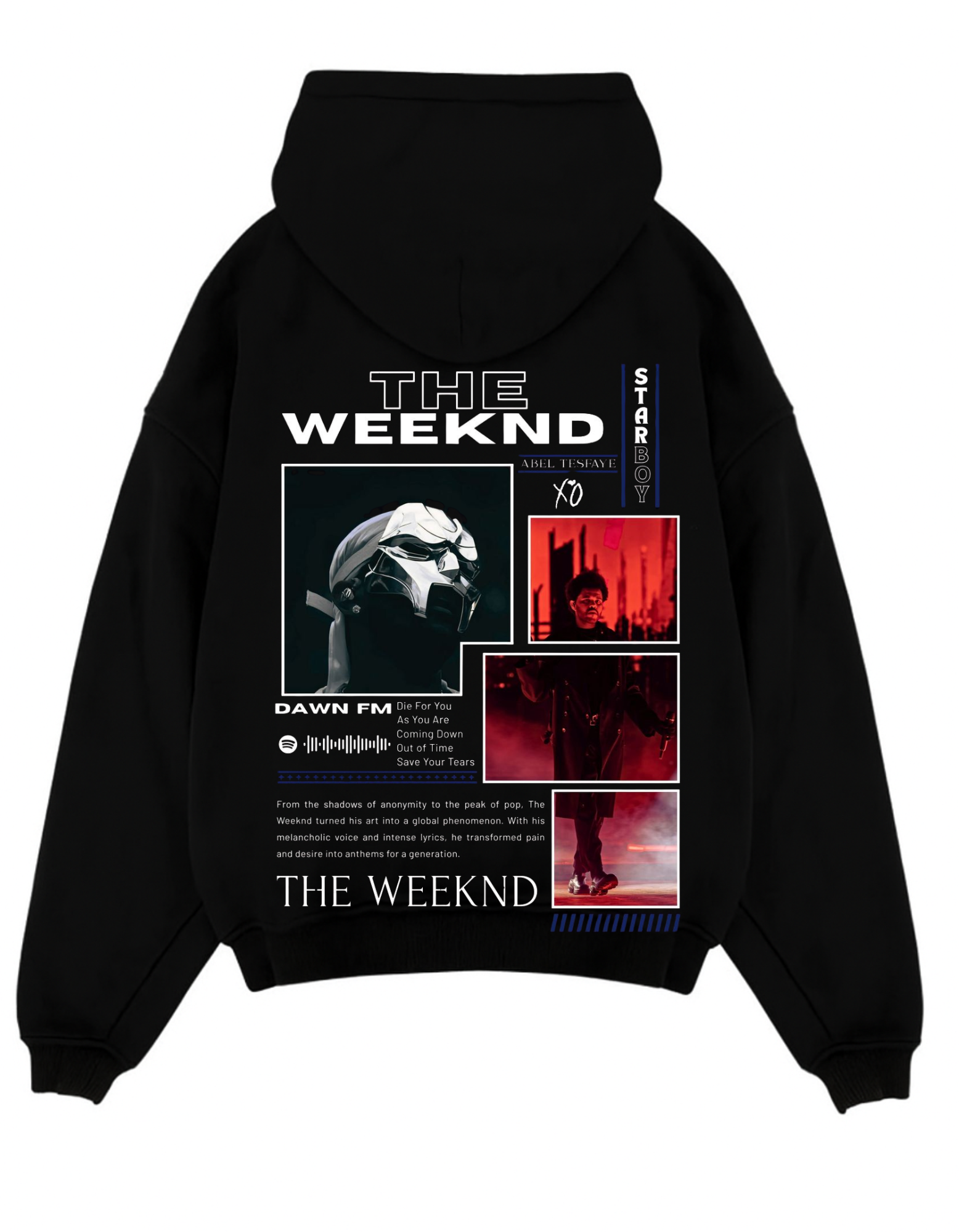 THE WEEKND  Oversized Hoodie