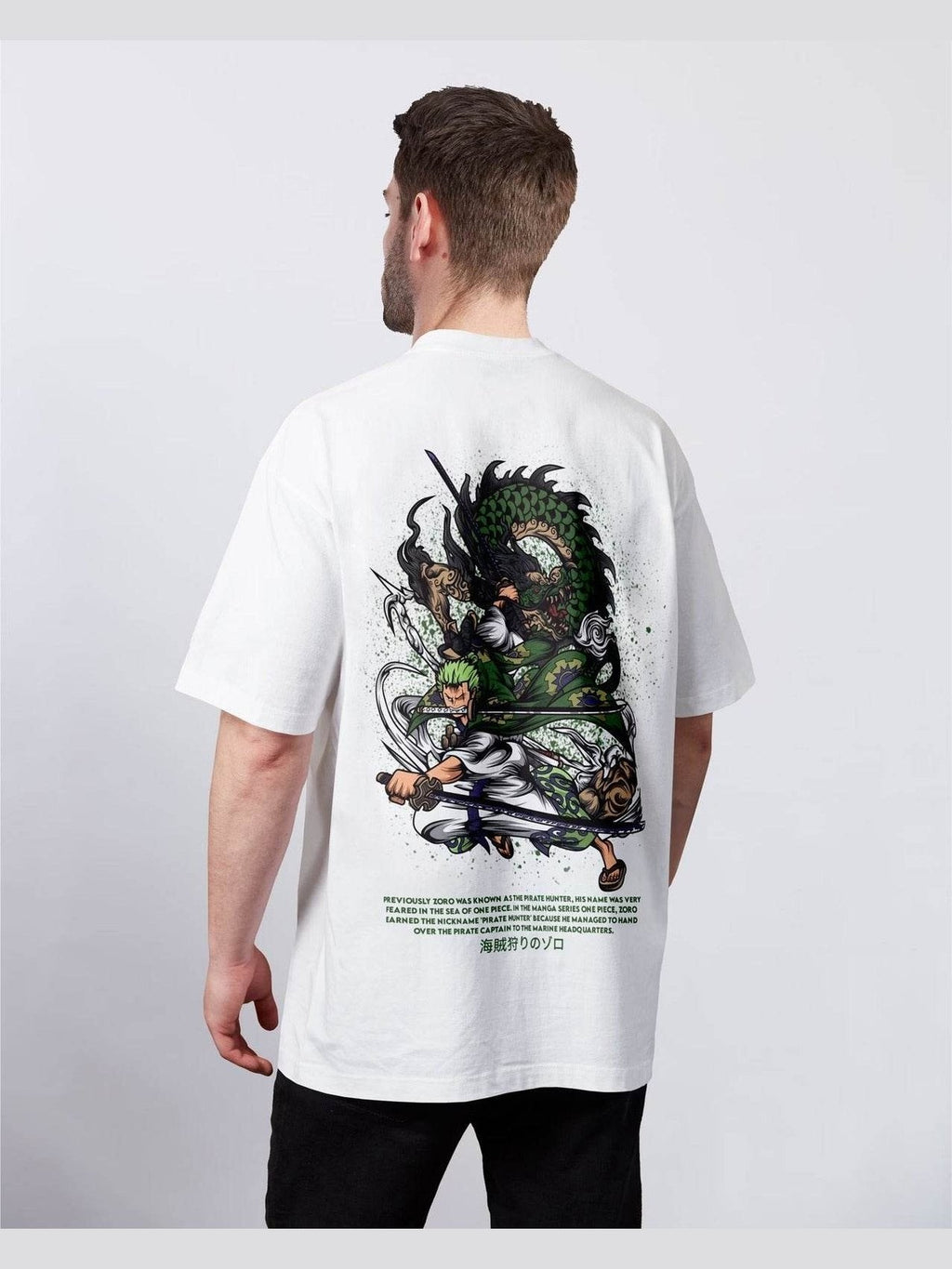 ZORO Oversized T-Shirt [FREE Wall Poster] - Zenn Z