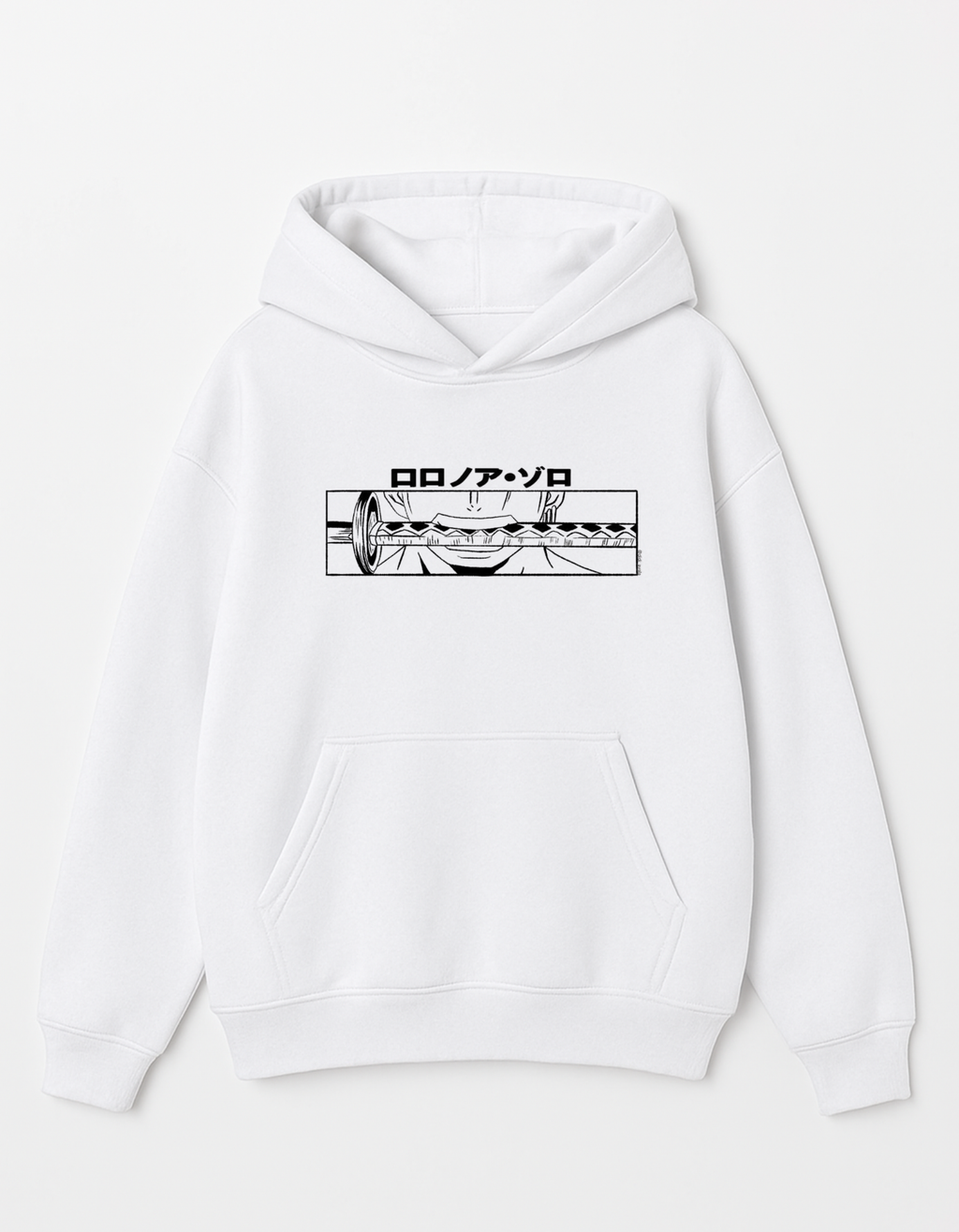Zoro Oversized Hoodie – Three-Sword Resolute